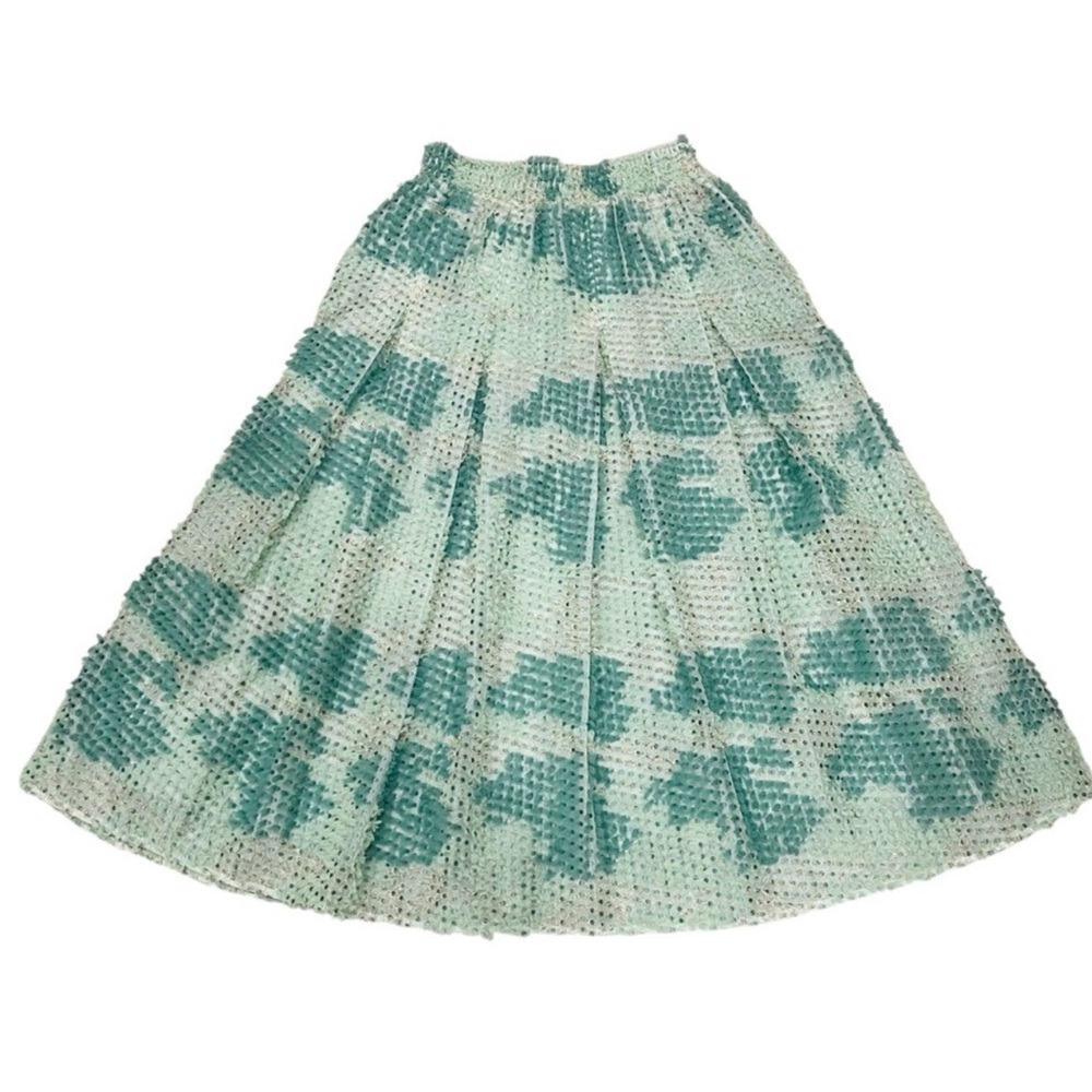 Buru
Party Textured Metallic Pull-On Pocketed A-Line Midi Skirt - Picture 3 of 6
